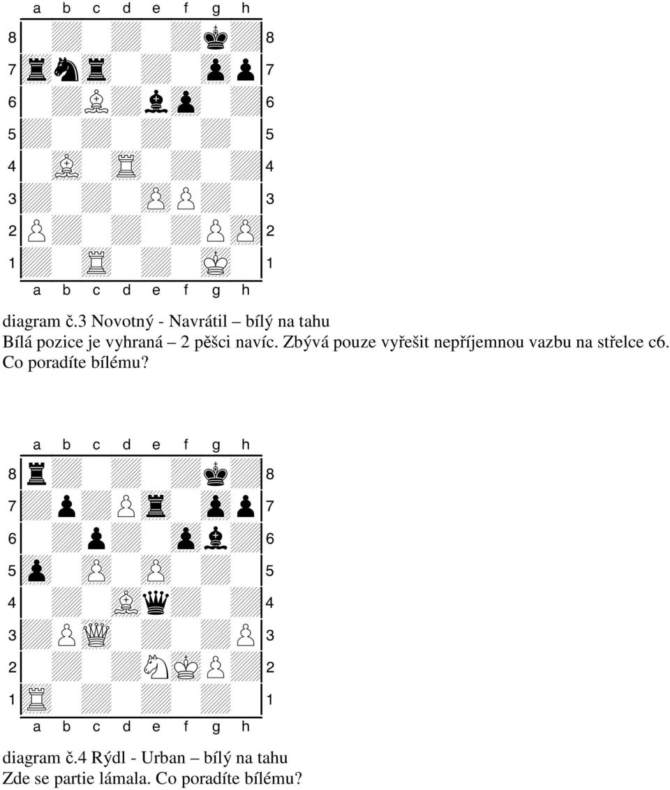 Zbývá pouze vyřešit nepříjemnou vazbu na střelce c6.