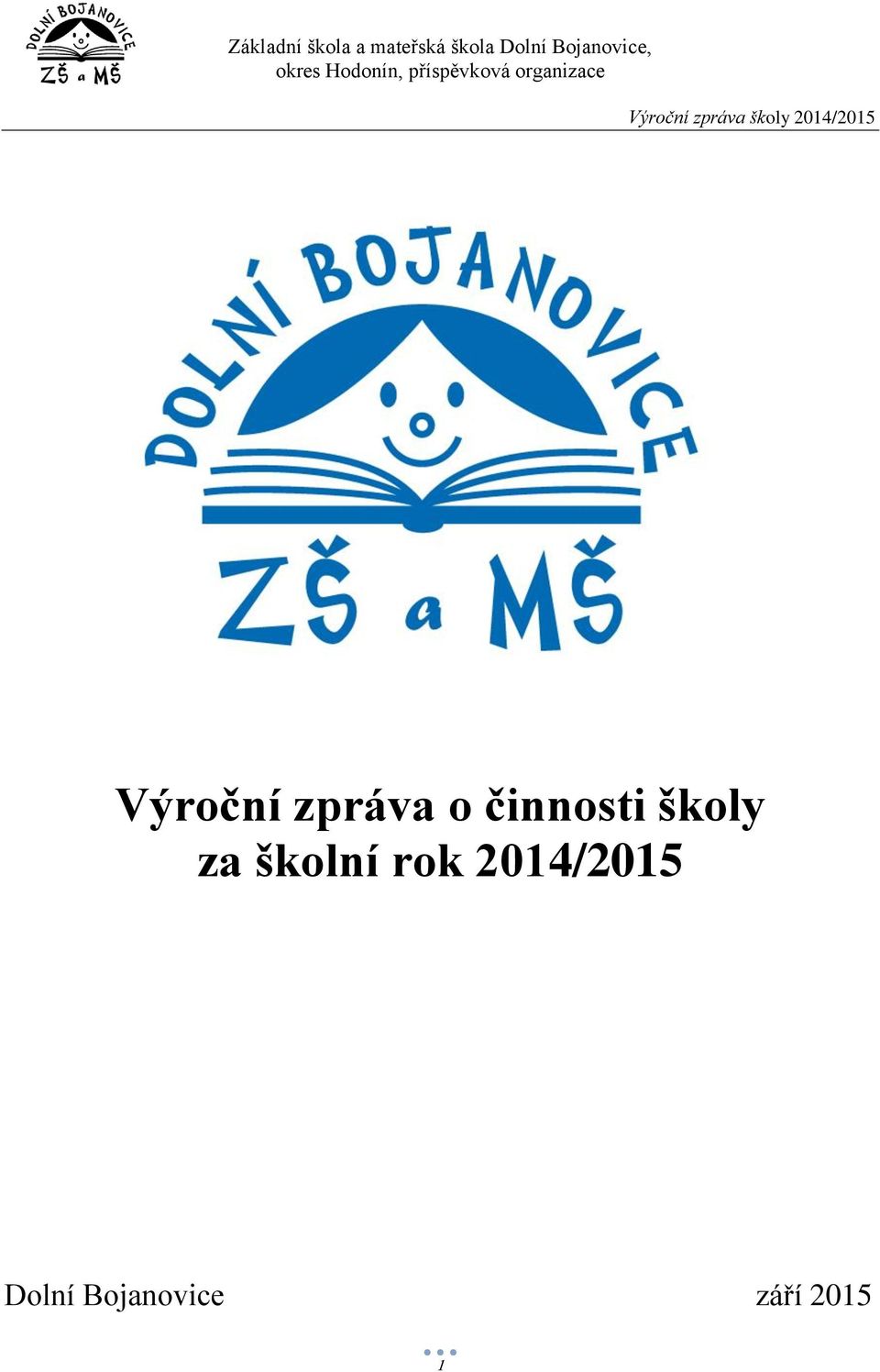 školní rok 2014/2015