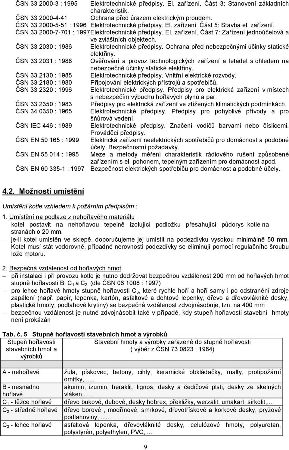 ČSN 33 2030 : 1986 Elektrotechnické předpisy. Ochrana před nebezpečnými účinky statické elektřiny.