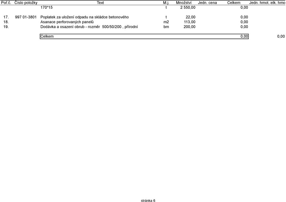 betonového t 22,00 18.
