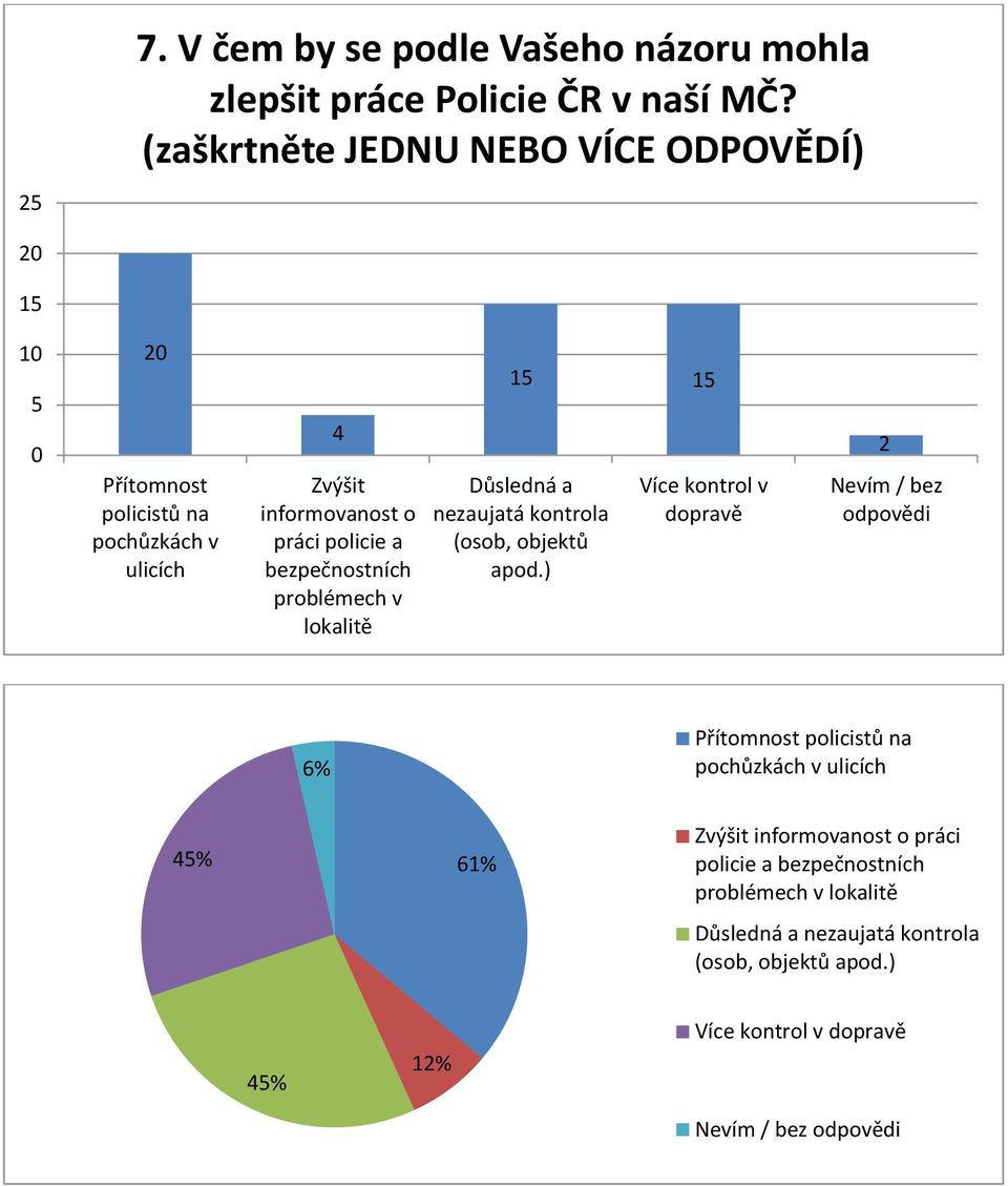 bezpečnostních problémech v lokalitě 1 1 Důsledná a nezaujatá kontrola (osob, objektů apod.