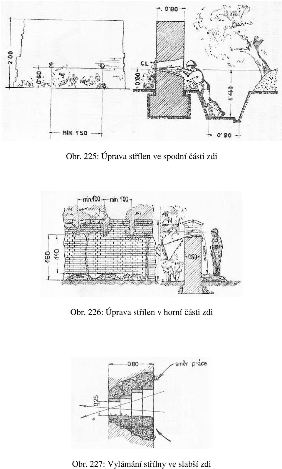 226: Úprava střílen v horní