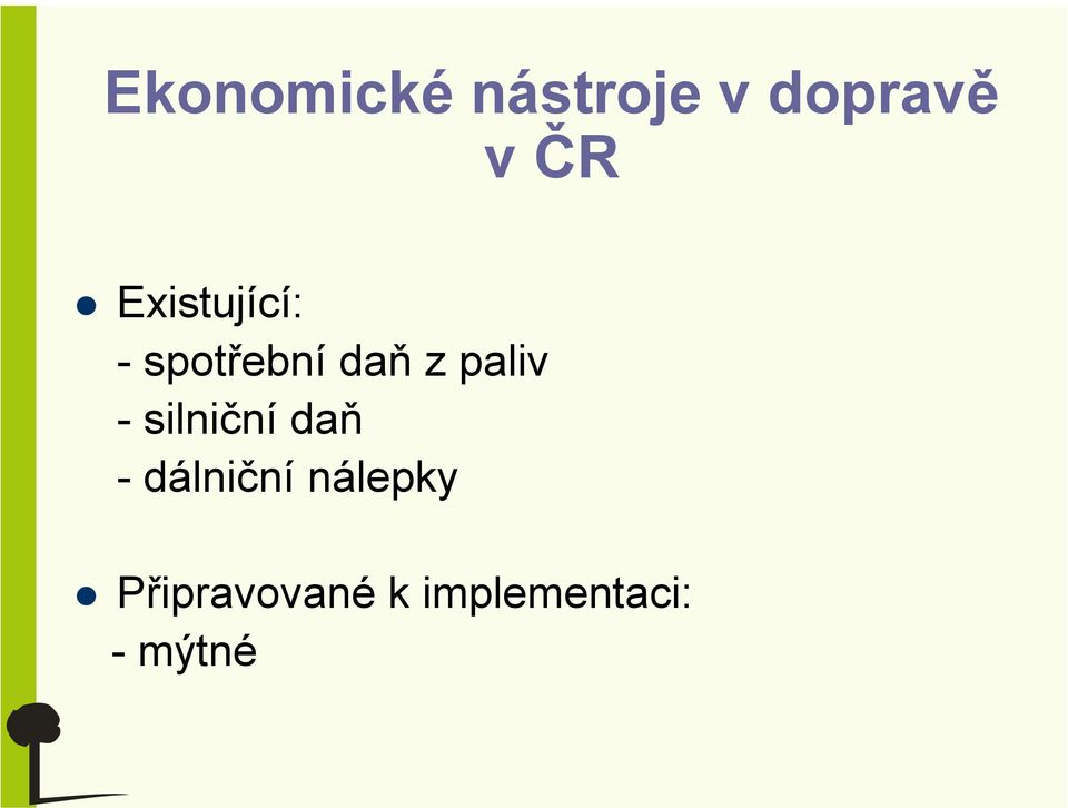 paliv - silniční daň - dálniční