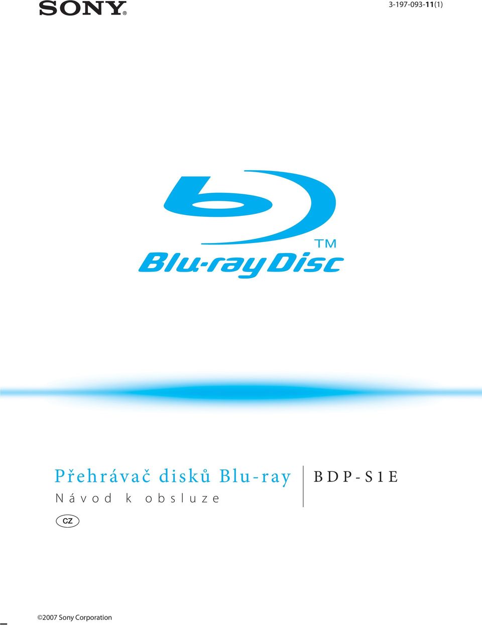 Blu-ray Návod k