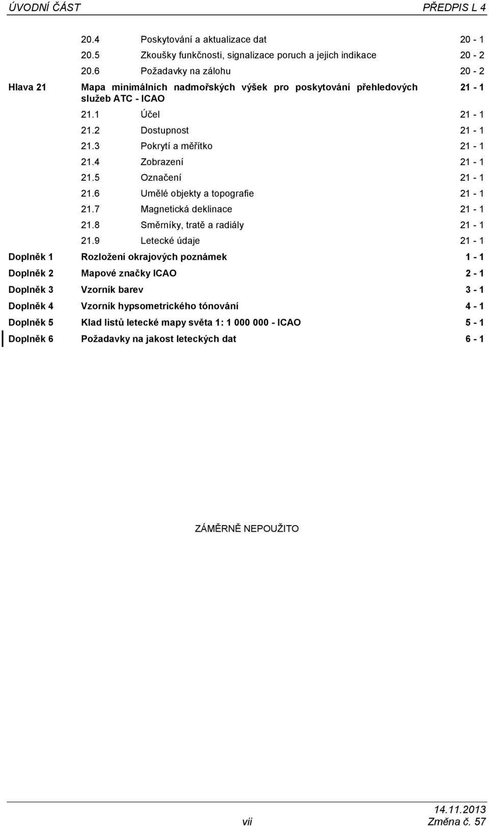 4 Zobrazení 21-1 21.5 Označení 21-1 21.6 Umělé objekty a topografie 21-1 21.7 Magnetická deklinace 21-1 21.8 Směrníky, tratě a radiály 21-1 21.