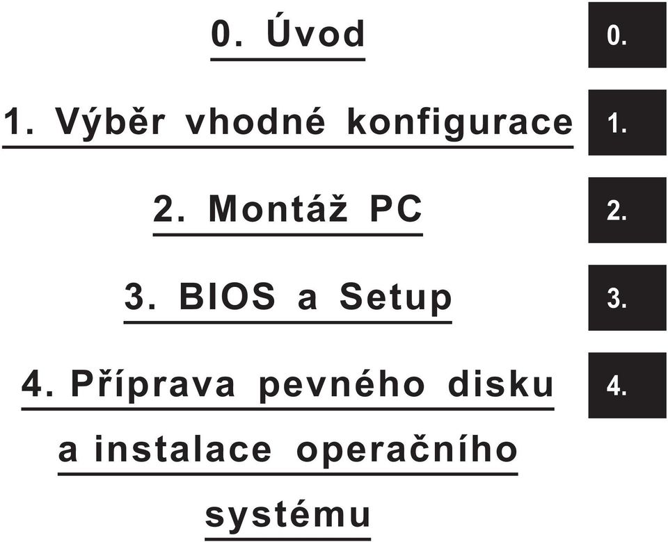 Montáž PC 3. BIOS a Setup 4.