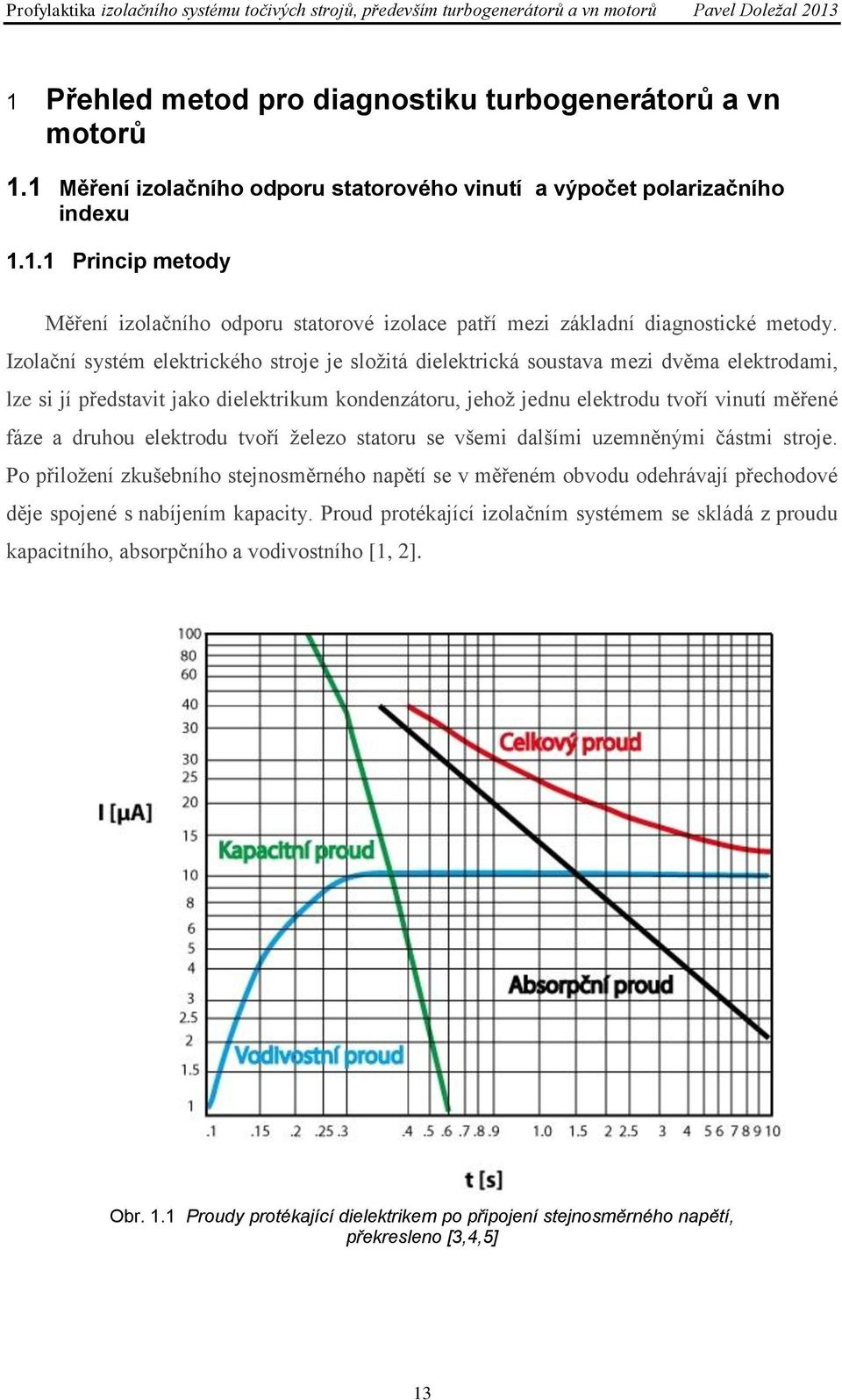 druhou elektrodu tvoří železo statoru se všemi dalšími uzemněnými částmi stroje.