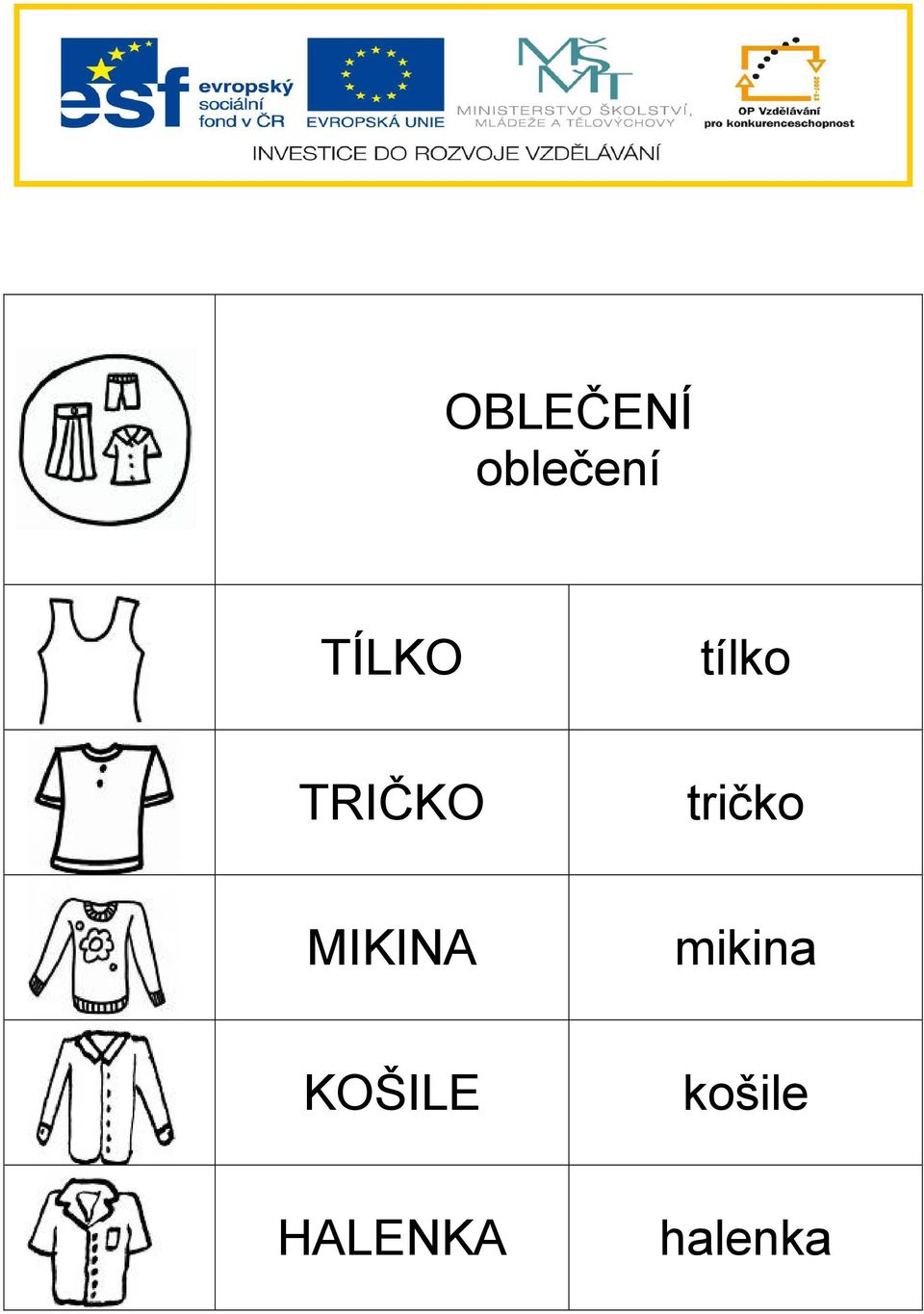 tričko MIKINA mikina
