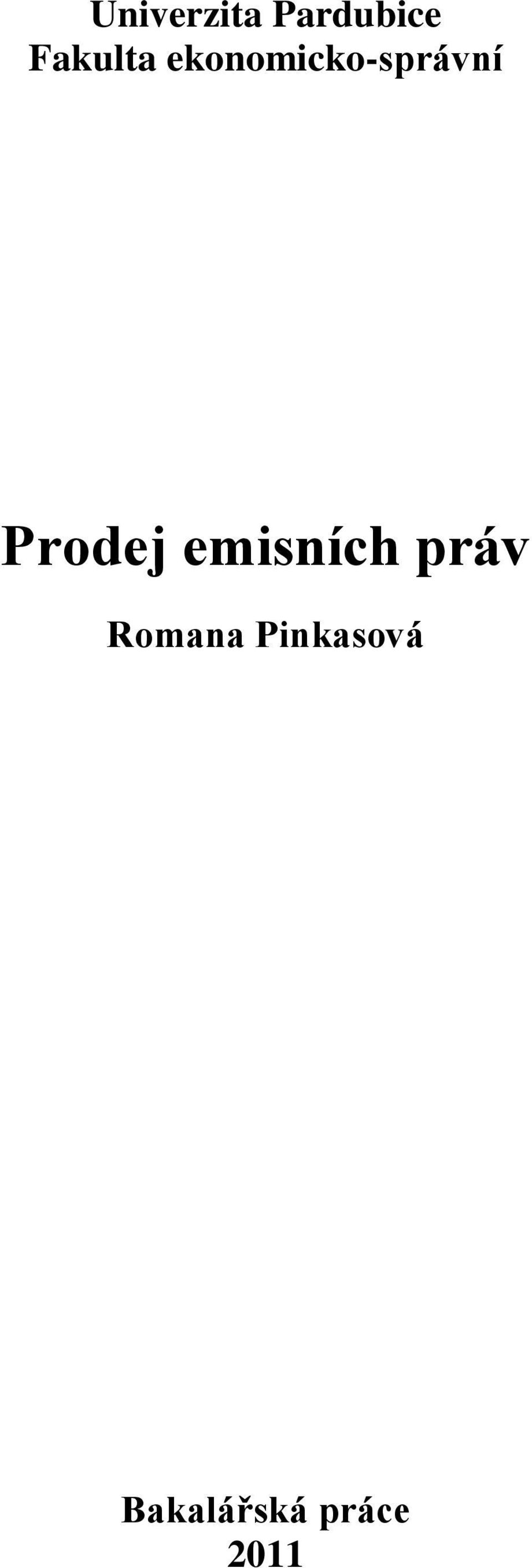 Prodej emisních práv