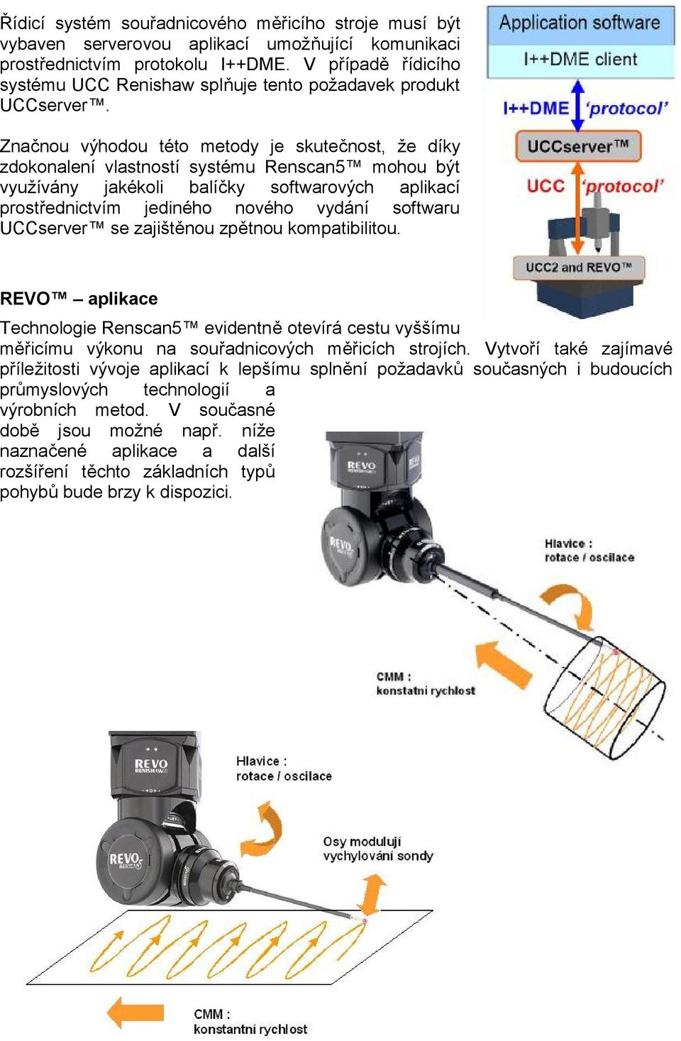 Značnou výhodou této metody je skutečnost, že díky zdokonalení vlastností systému Renscan5 mohou být využívány jakékoli balíčky softwarových aplikací prostřednictvím jediného nového vydání softwaru