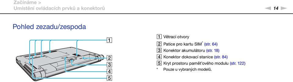 64) C Konektor akumulátoru (str.