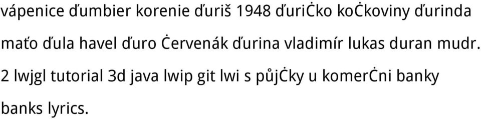 ďurina vladimír lukas duran mudr.