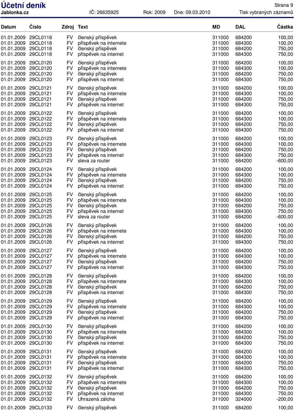 01.2009 29CL0123 FV 01.01.2009 29CL0123 FV 01.01.2009 29CL0123 FV 01.01.2009 29CL0123 FV e sleva za router - 01.01.2009 29CL0124 FV 01.01.2009 29CL0124 FV 01.01.2009 29CL0124 FV 01.01.2009 29CL0124 FV e 01.