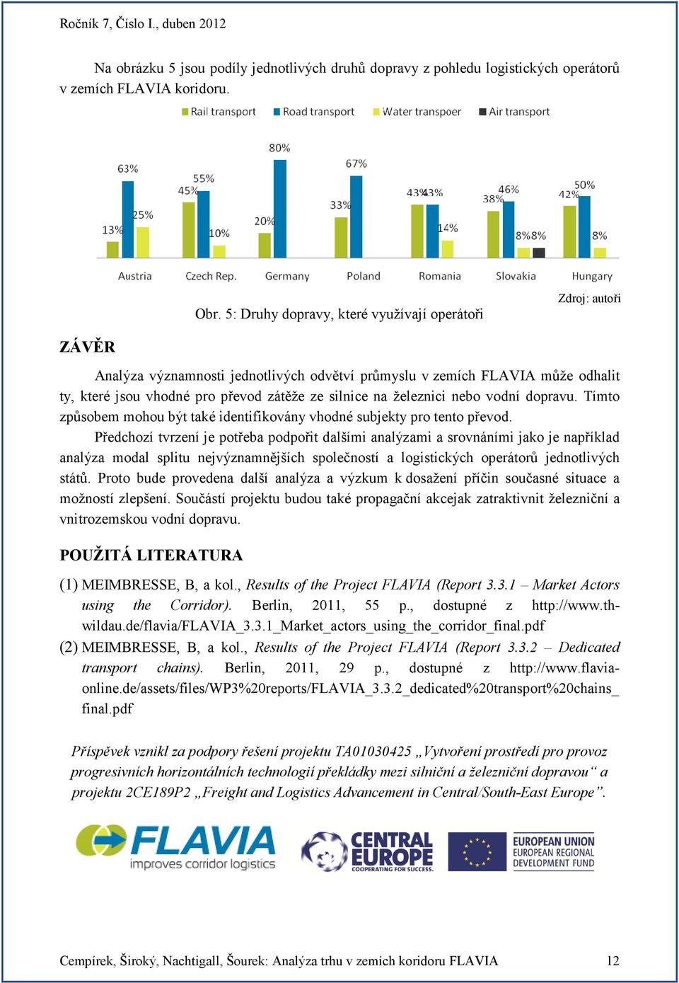 vodní dopravu. Tímto způsobem mohou být také identifikovány vhodné subjekty pro tento převod.