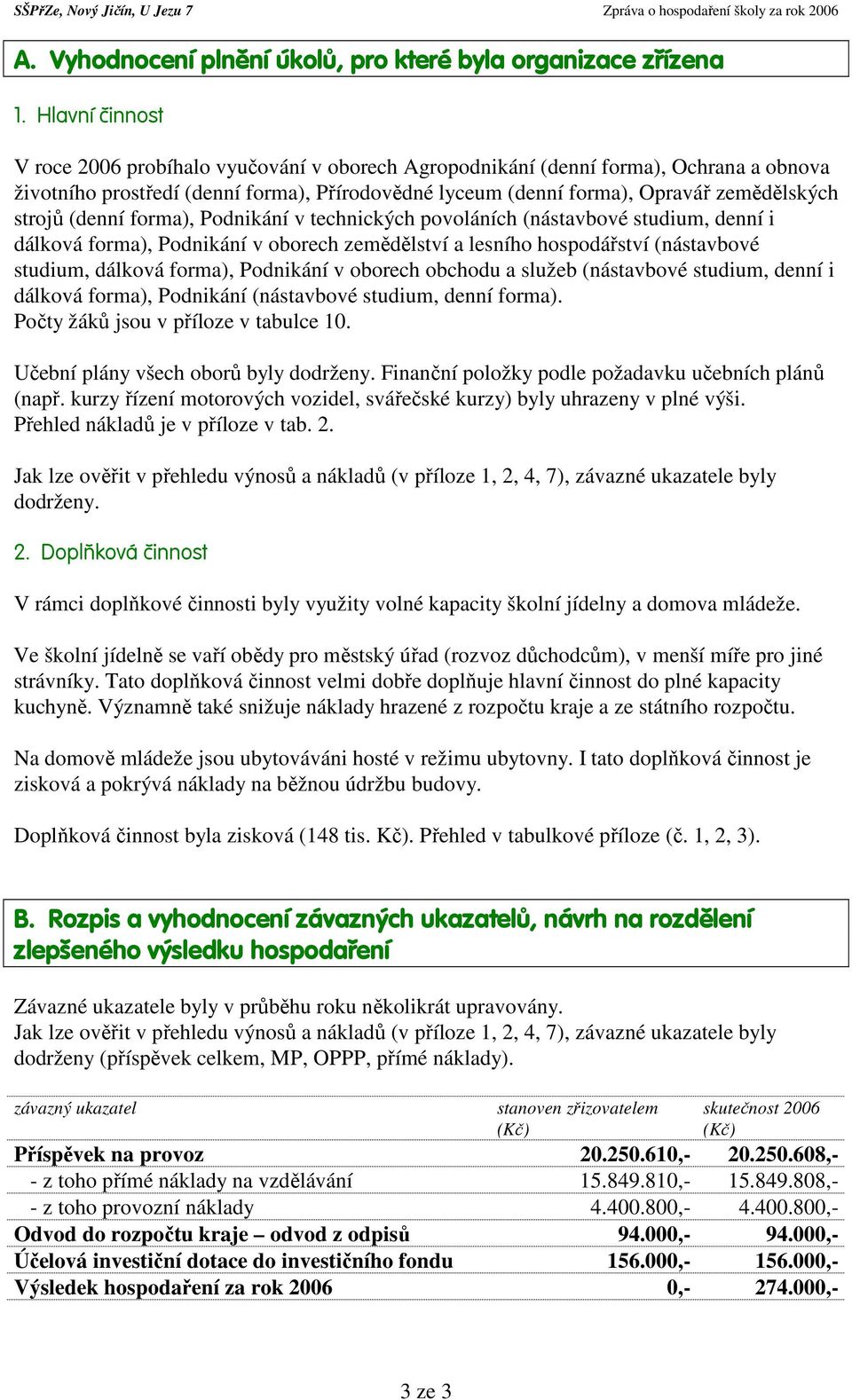 strojů (denní forma), Podnikání v technických povoláních (nástavbové studium, denní i dálková forma), Podnikání v oborech zemědělství a lesního hospodářství (nástavbové studium, dálková forma),