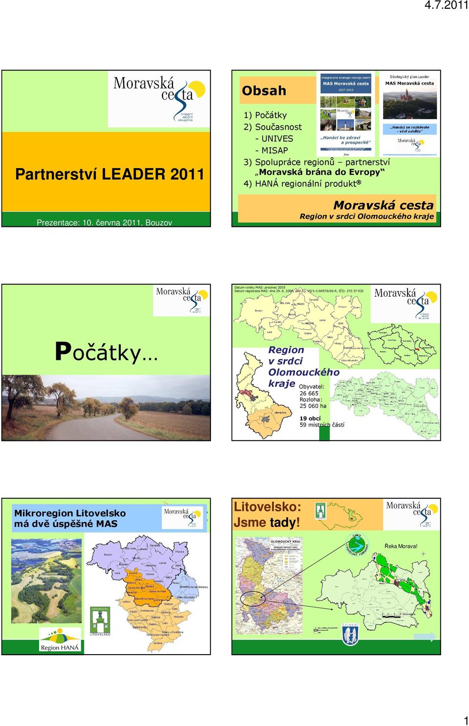 produkt Moravská cesta Region v srdci Olomouckého kraje