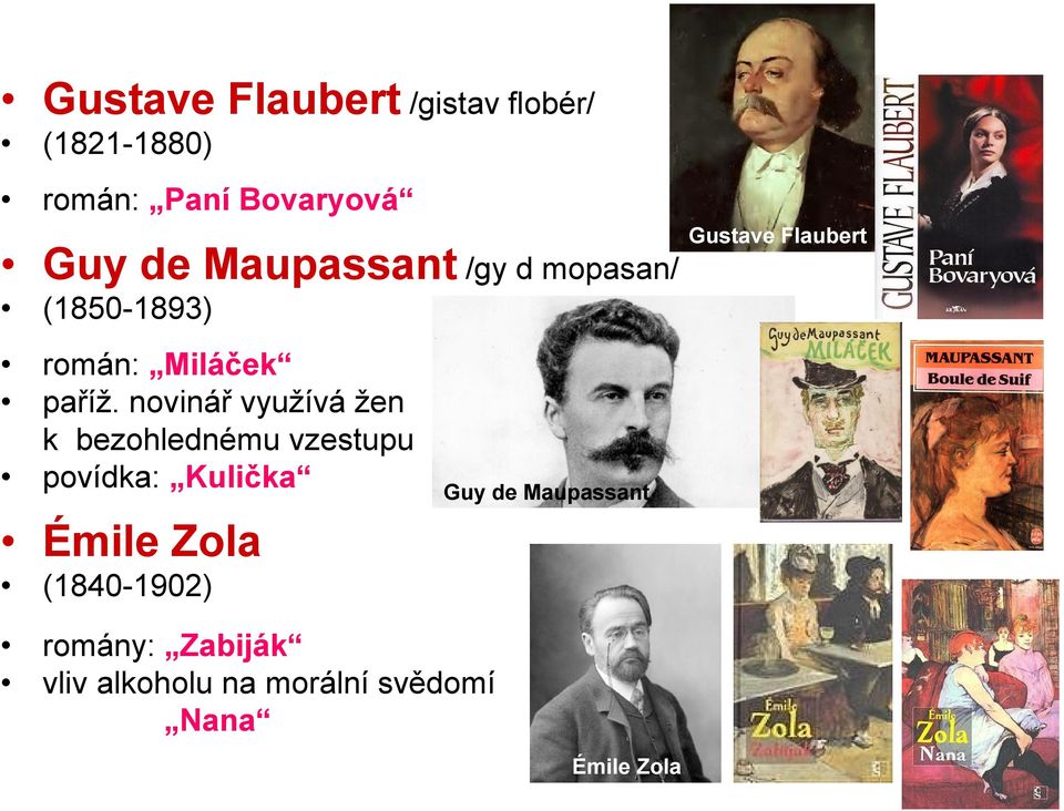 novinář využívá žen k bezohlednému vzestupu povídka: Kulička Guy de Maupassant