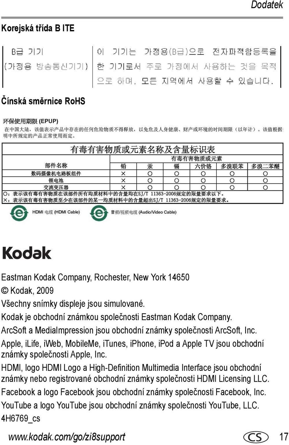 Apple, ilife, iweb, MobileMe, itunes, iphone, ipod a Apple TV jsou obchodní známky společnosti Apple, Inc.