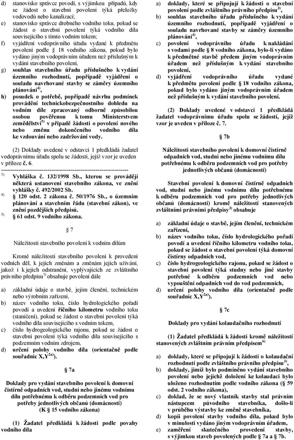 vydání stavebního povolení, g) souhlas stavebního úřadu příslušného k vydání územního rozhodnutí, popřípadě vyjádření o souladu navrhované stavby se záměry územního plánování 4), h) posudek o