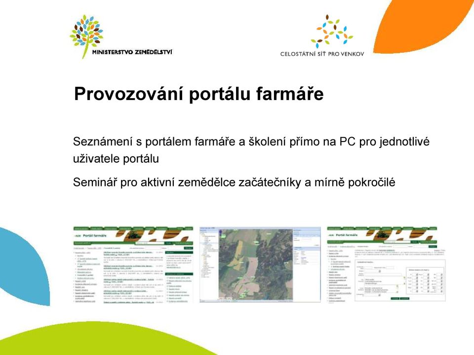 jednotlivé uživatele portálu Seminář pro