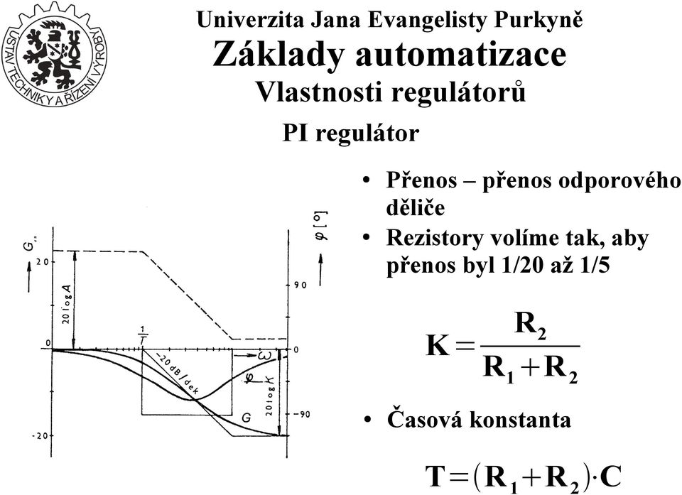 tak, aby přenos byl 1/20 až 1/5 R2