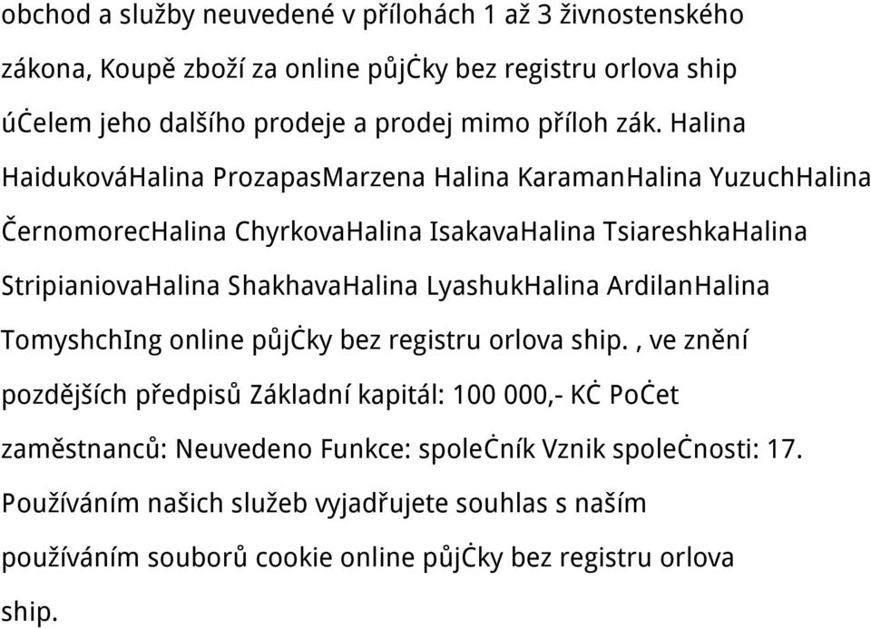 Halina HaidukováHalina ProzapasMarzena Halina KaramanHalina YuzuchHalina ČernomorecHalina ChyrkovaHalina IsakavaHalina TsiareshkaHalina StripianiovaHalina