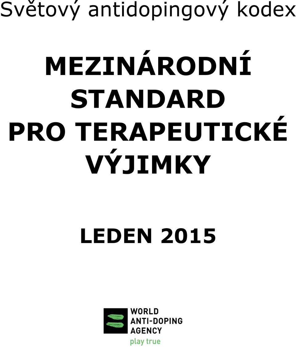 MEZINÁRODNÍ STANDARD