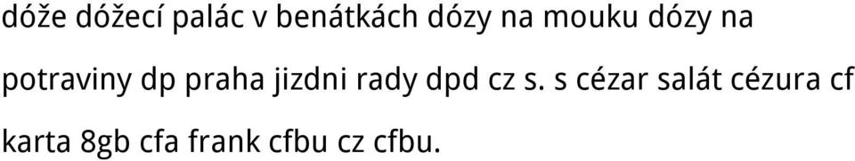 jizdni rady dpd cz s.