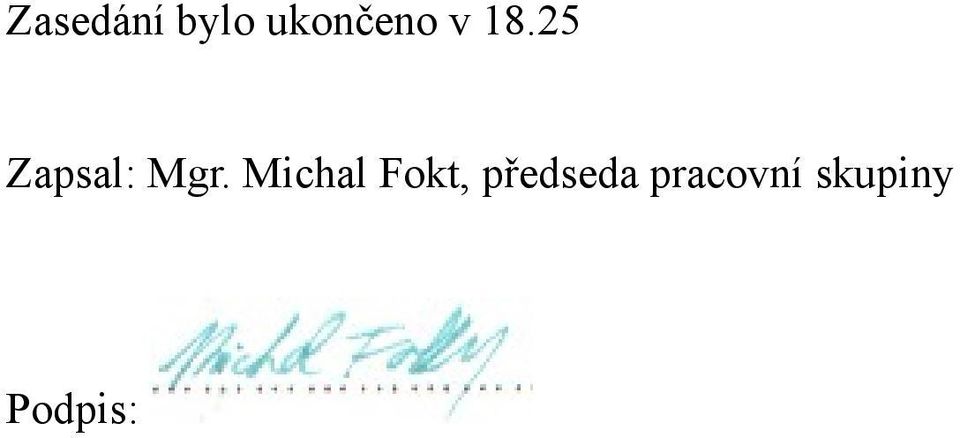 Michal Fokt, předseda