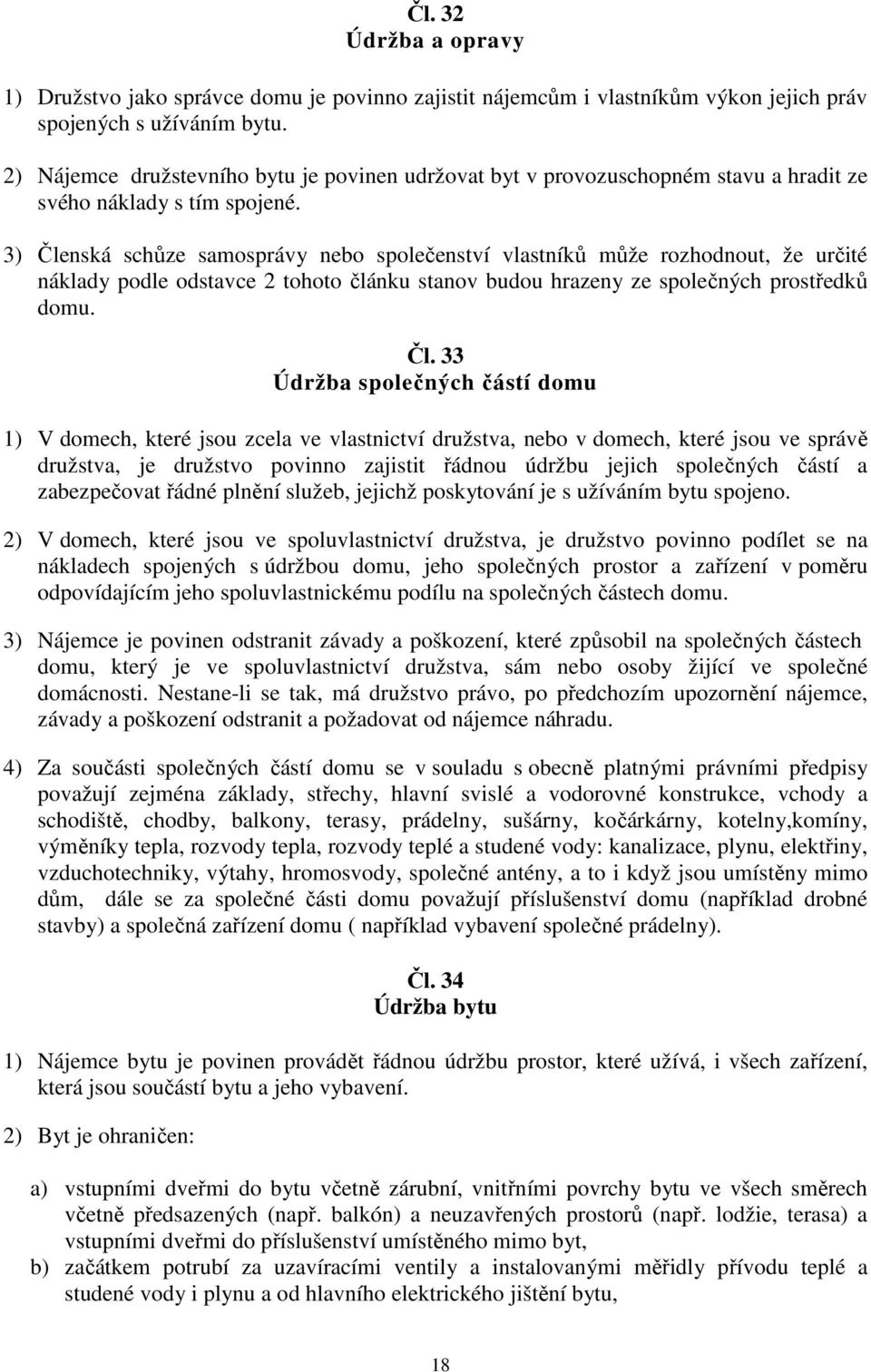 3) Čle