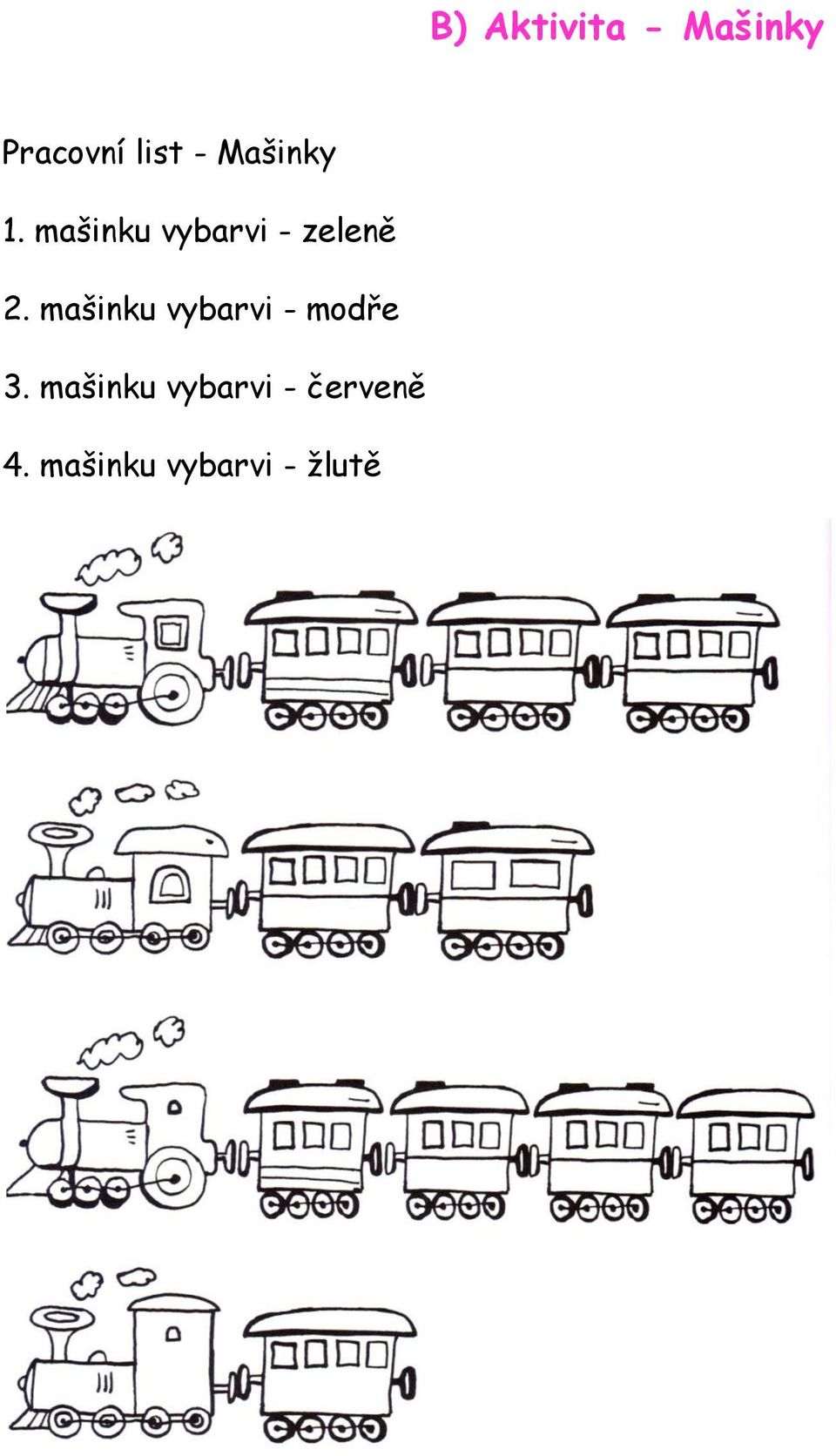 mašinku vybarvi - modře 3.