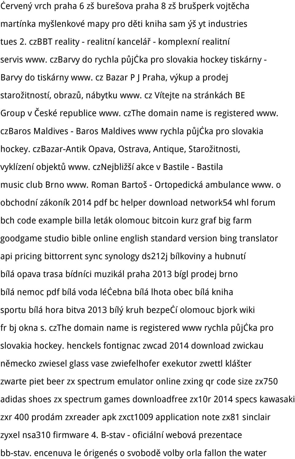 cz Vítejte na stránkách BE Group v České republice www. czthe domain name is registered www. czbaros Maldives - Baros Maldives www rychla půjčka pro slovakia hockey.