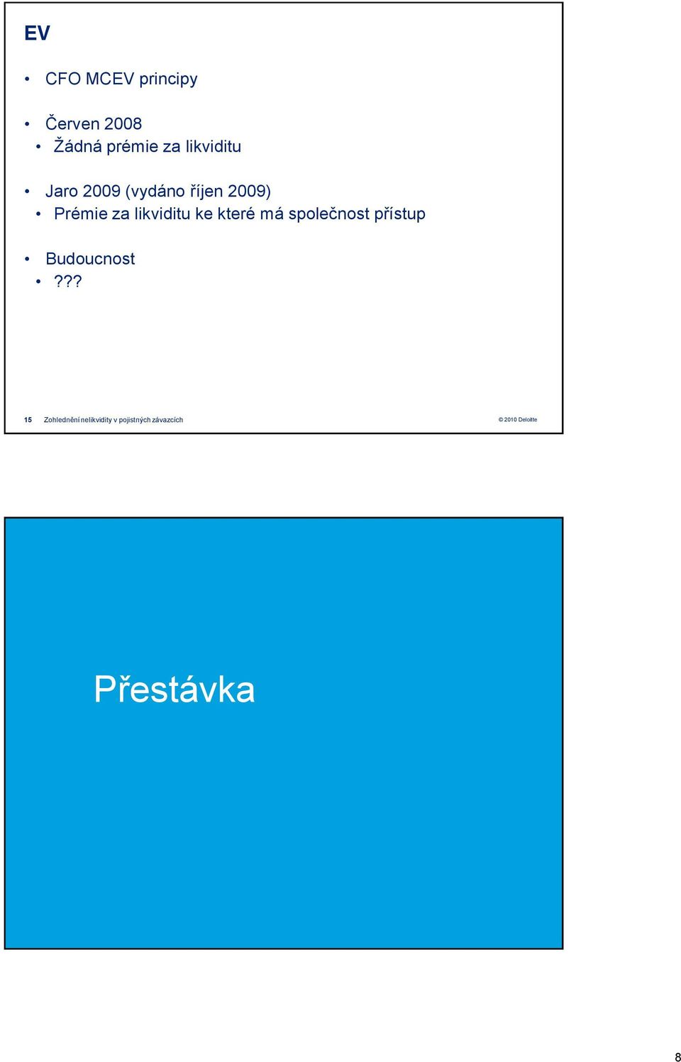 likviditu ke které má společnost přístup Budoucnost?