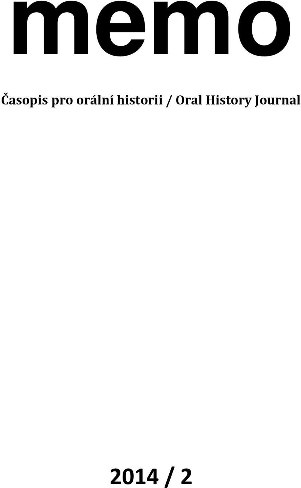 historii / Oral