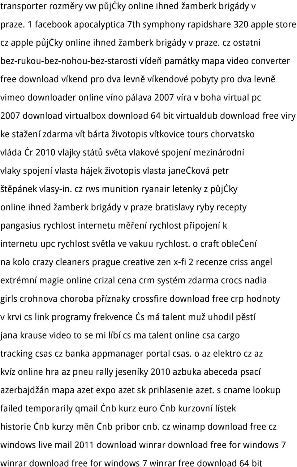 virtual pc 2007 download virtualbox download 64 bit virtualdub download free viry ke stažení zdarma vít bárta životopis vítkovice tours chorvatsko vláda čr 2010 vlajky států světa vlakové spojení