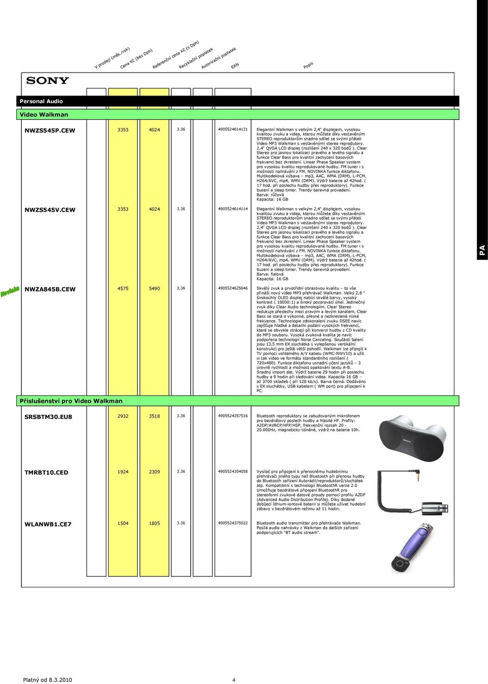 vestavěnými stereo reprodutory. 2,4 QVGA LCD displej (rozlišení 240 x 320 bodů ).