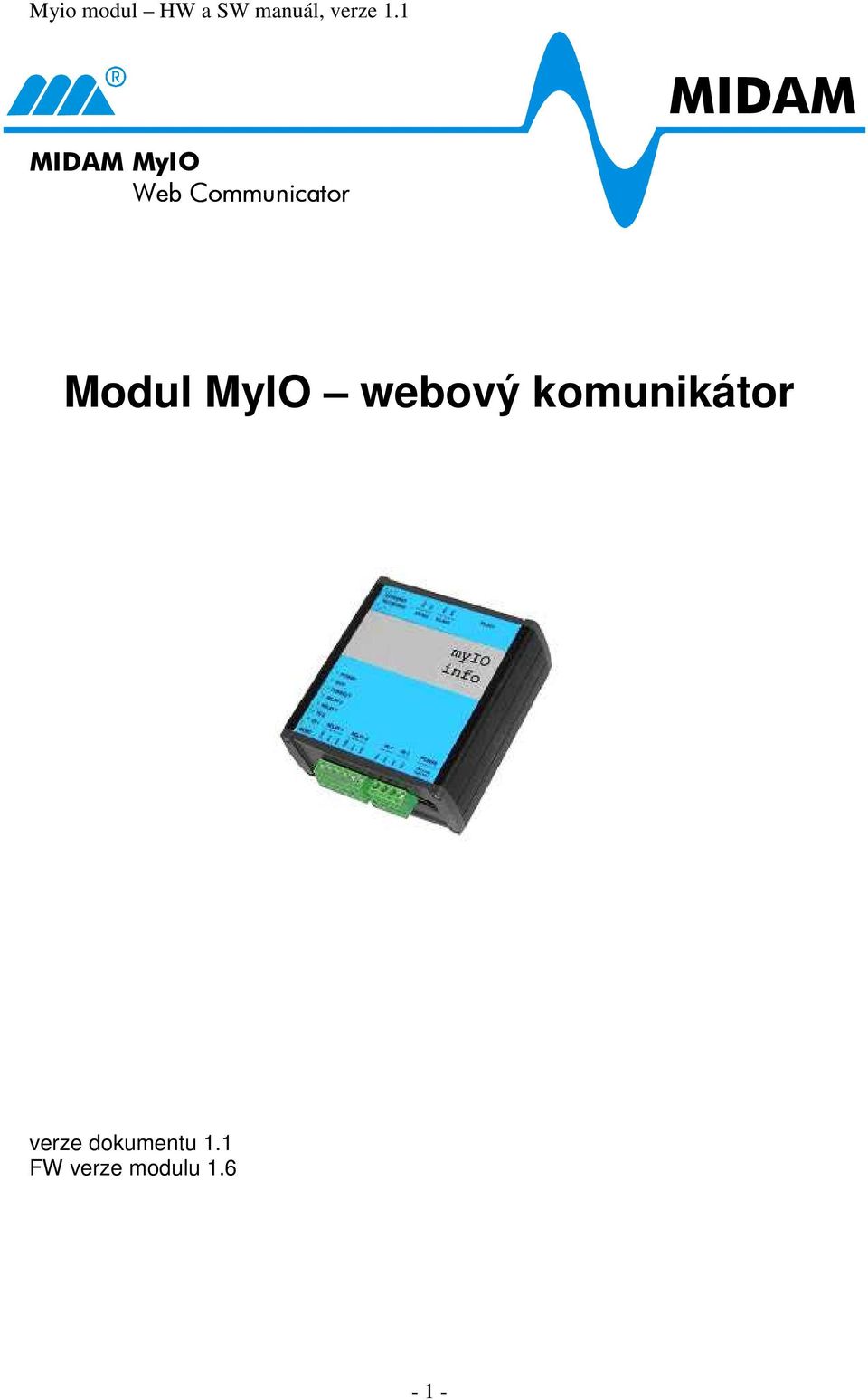 webový komunikátor verze