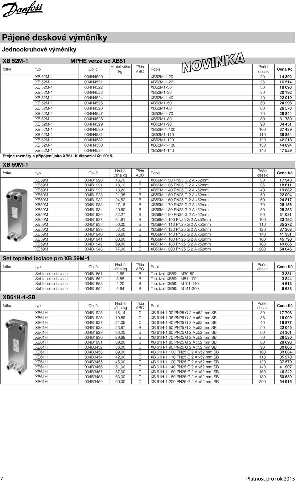 004H4528 XB52M1-80 80 31 739 XB 52M-1 004H4529 XB52M1-90 90 34 451 XB 52M-1 004H4530 XB52M-1-100 100 37 489 XB 52M-1 004H4531 XB52M1-110 110 39 854 XB 52M-1 004H4532 XB52M1-120 120 42 218 XB 52M-1