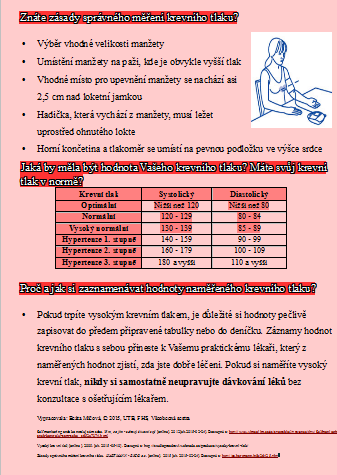 PŘÍLOHA P II: INFORMAČNÍ LÉTÁK