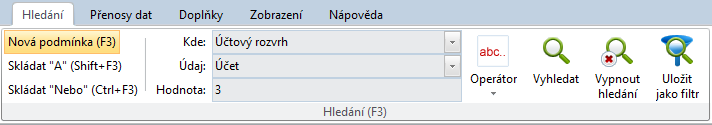 22 DUEL Úvodní příručka 3. Výběr (označení) všech zobrazených záznamů v tabulce provedete pomocí kombinace kláves Ctrl+A. Vybírání můžete kombinovat s hledáním a filtrováním (viz dále).