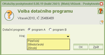 Jestliže již máte rozepsanou alespoň jednu žádost, otevře se formulář se seznamem rozepsaných a nepodaných žádostí. Pro rozepsání nové žádosti klikněte na tlačítko Nová žádost.