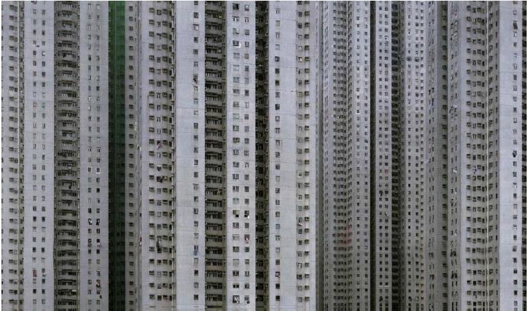 Hong Kong, hustota bytové spotřeby 3.