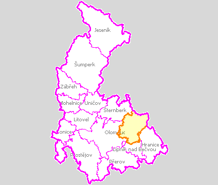 A. NÁZEV OBCE Název části obce (ZSJ): Město Libavá Mapa A: Území obce Přehledová mapka Kód části obce PRVK: 7107_026_01_09342