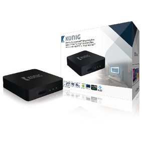 Obecné informace Připojte tento smart TV box DVB-T2/S2 4K se systémem Android ke svému televizoru a streamujte filmy, aktualizujte svůj Facebook, prohlížejte si fotografie nebo naplánujte herní večer