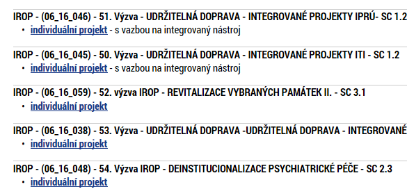 Postup pro vyplnění projektu do IROP (a získání role Správce přístupů) 1.