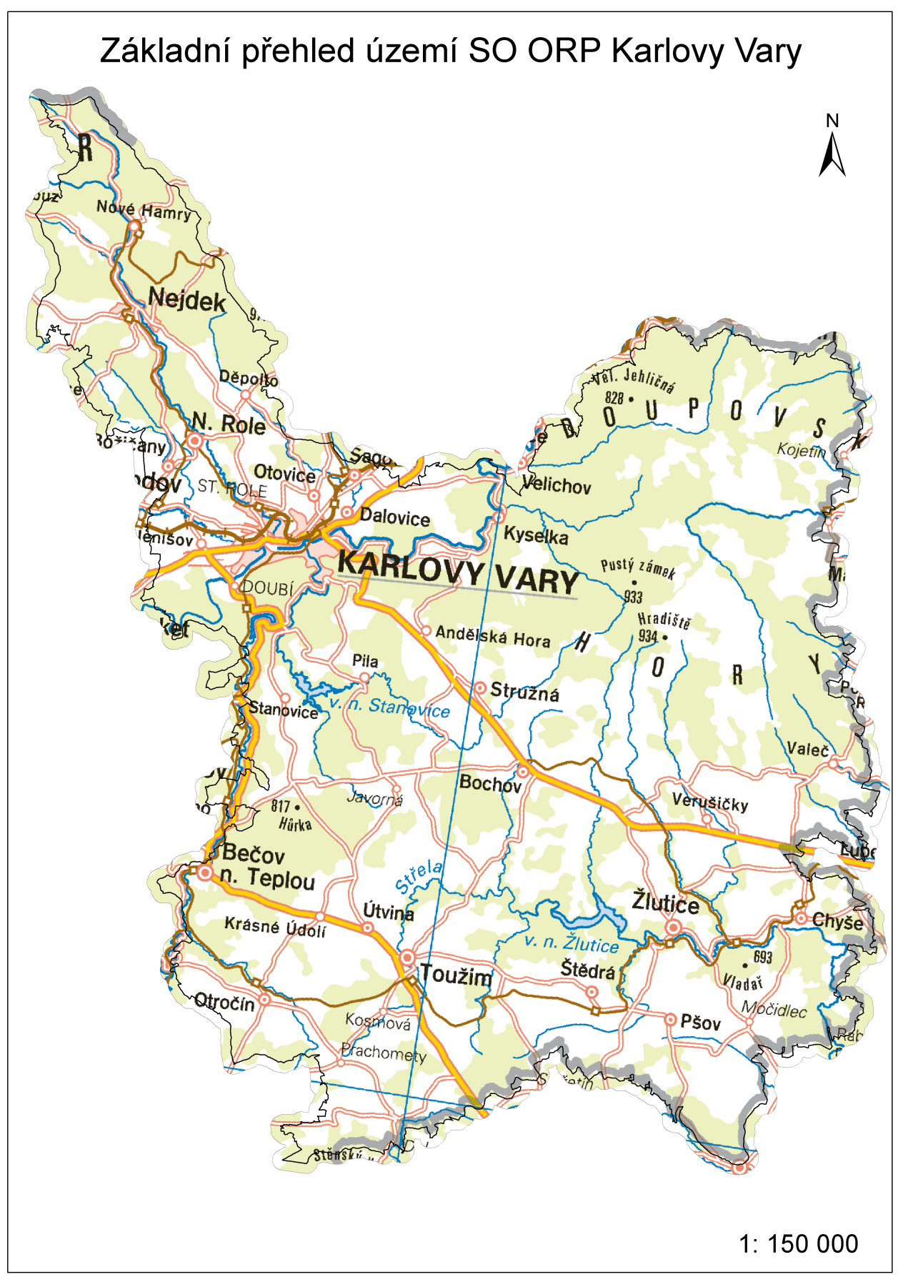Územně analytické podklady obce - ORP Karlovy Vary - 2016 b) Data o stavu a vývoji území