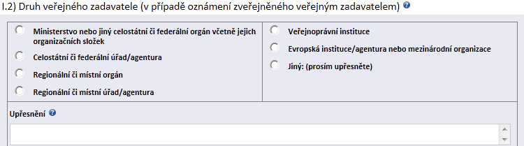 PROVOZNÍ ŘÁD - Příloha 3 Tel. povinně se uvádí telefon kontaktní osoby zadavatele (spec.