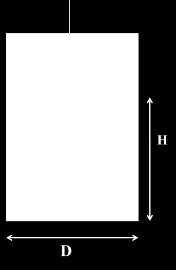 dnem C = 0,2D 0,5D d - průměr míchadla d = 0,25D 0,5D h - výška lopatek míchadla h = 0,2d H - výška plnění vsádky H = D viskózní kapaliny = větší d