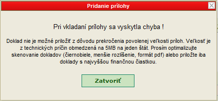 Členský štát refundácie môže vyžadovať kópiu faktúry alebo dovozného dokladu ako prílohu žiadosti o vrátenie DPH. Príloha môže byť len vo formáte PDF, JPEG aleto TIFF.