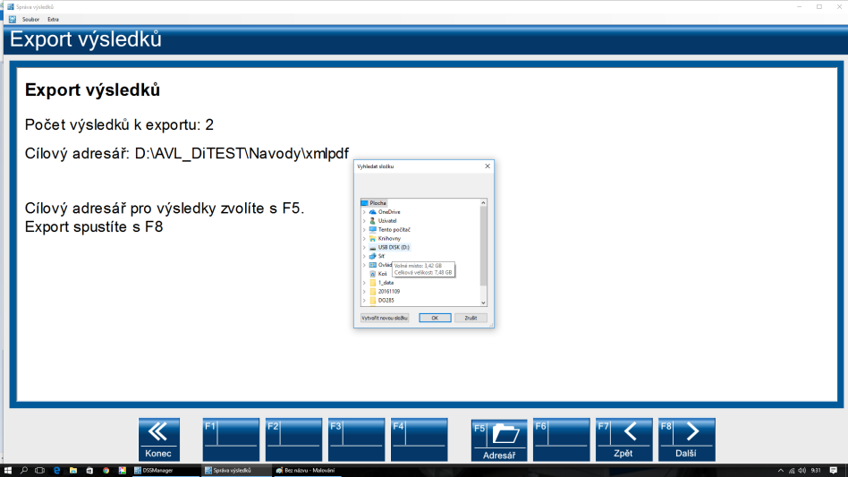 2. Pošlete nám xml soubor vygenerovaný emisním přístrojem Každé měření emisí (i nedokončené) shromáždí veškerá data do souboru s koncovkou xml.